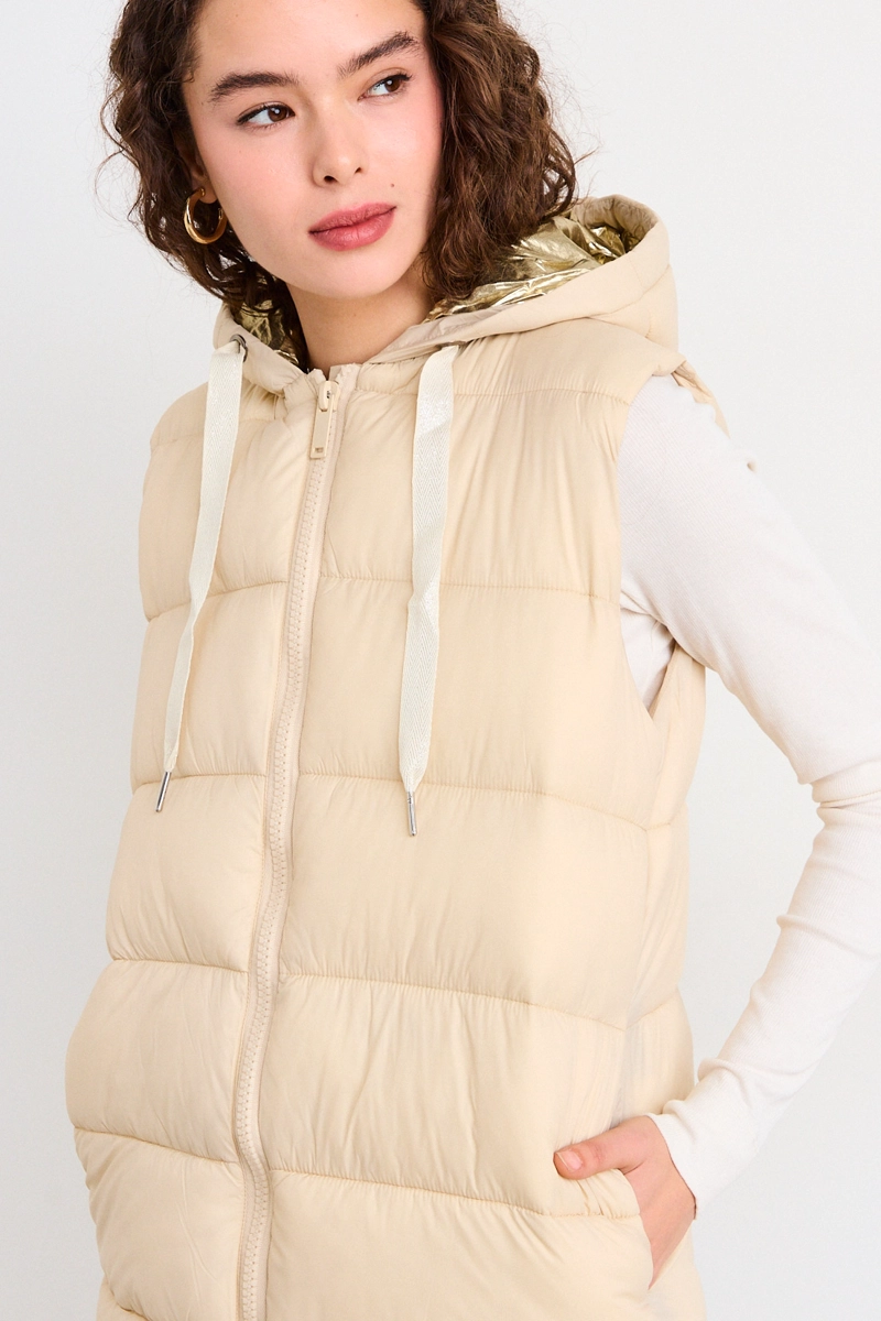 PARKA LISA BEIGE MUJER IO - 1