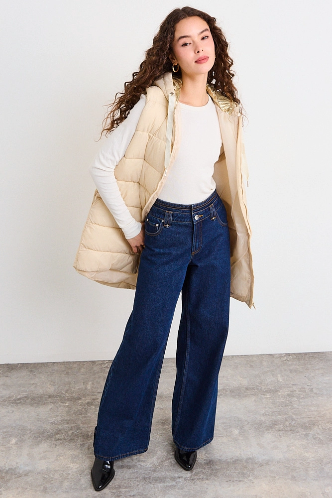 PARKA LISA BEIGE MUJER IO - 4