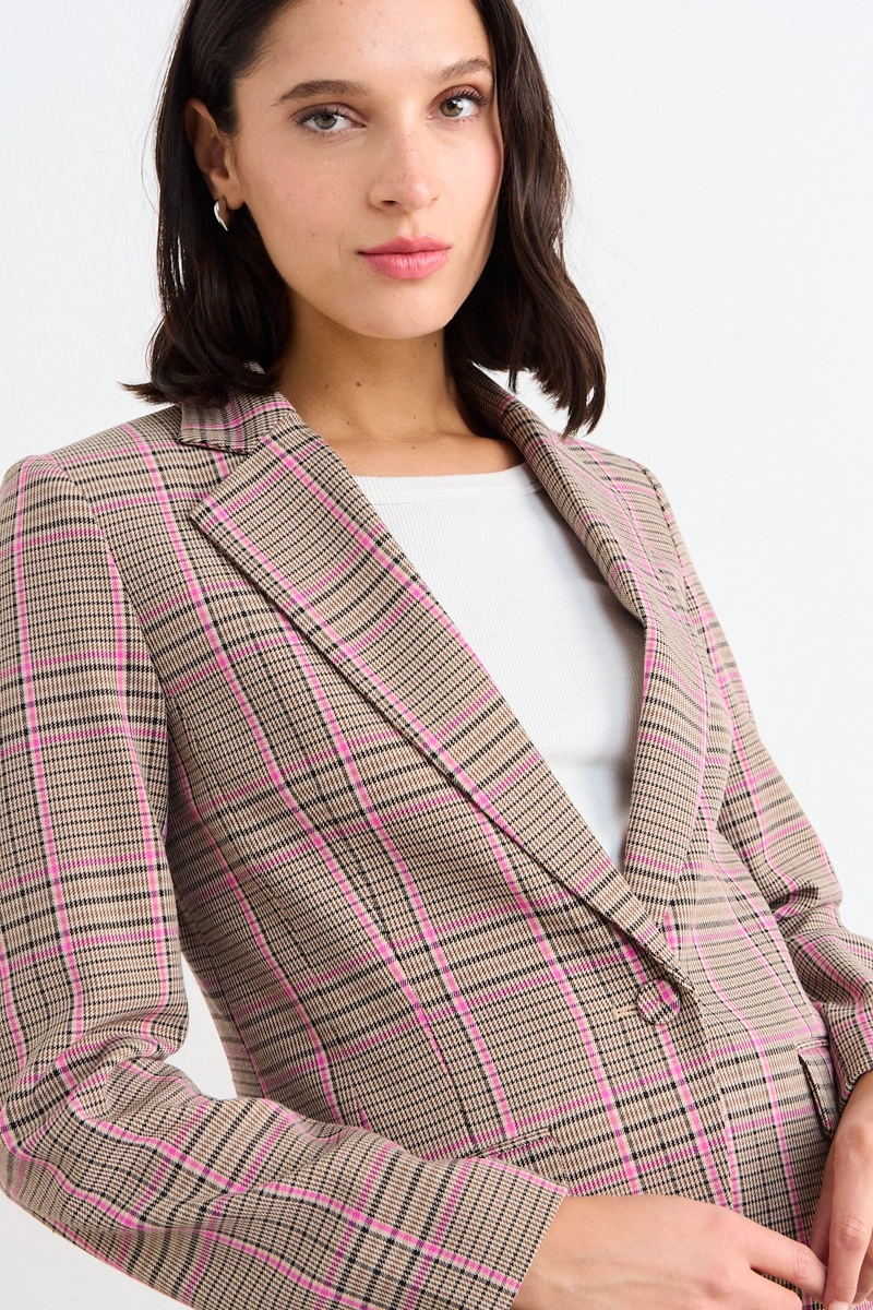 BLAZER FANTASIA ROSA MUJER IO - 2