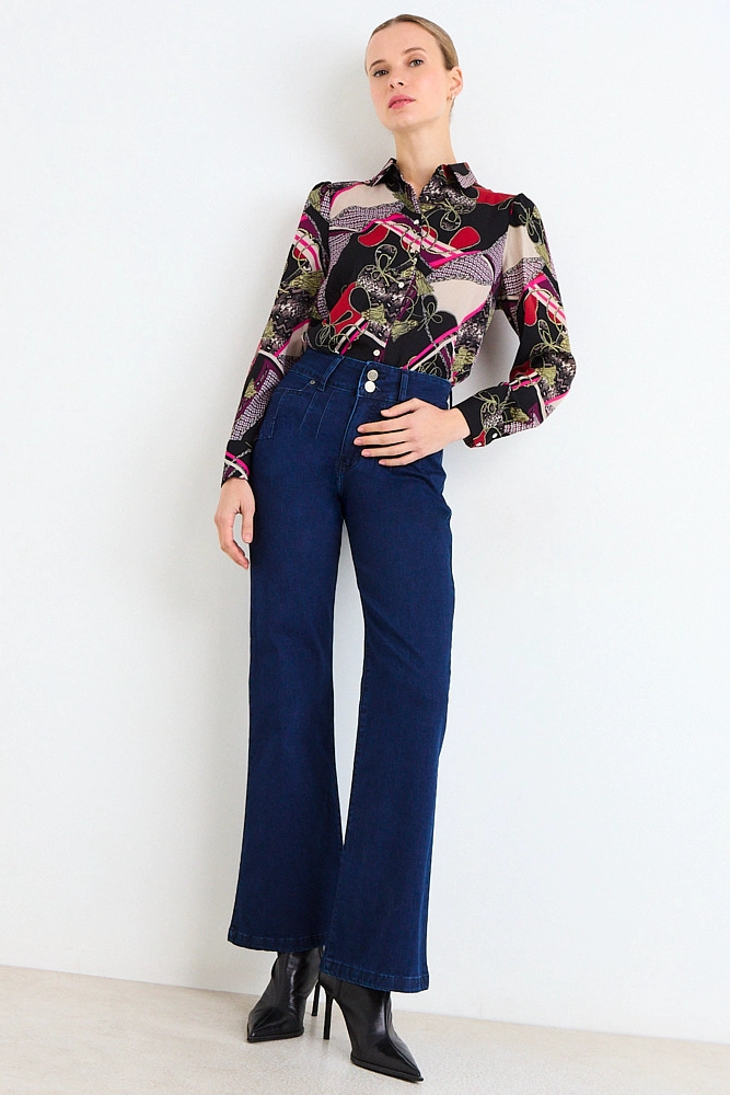 BLUSA FANTASIA NEGRO MUJER ASH - 4