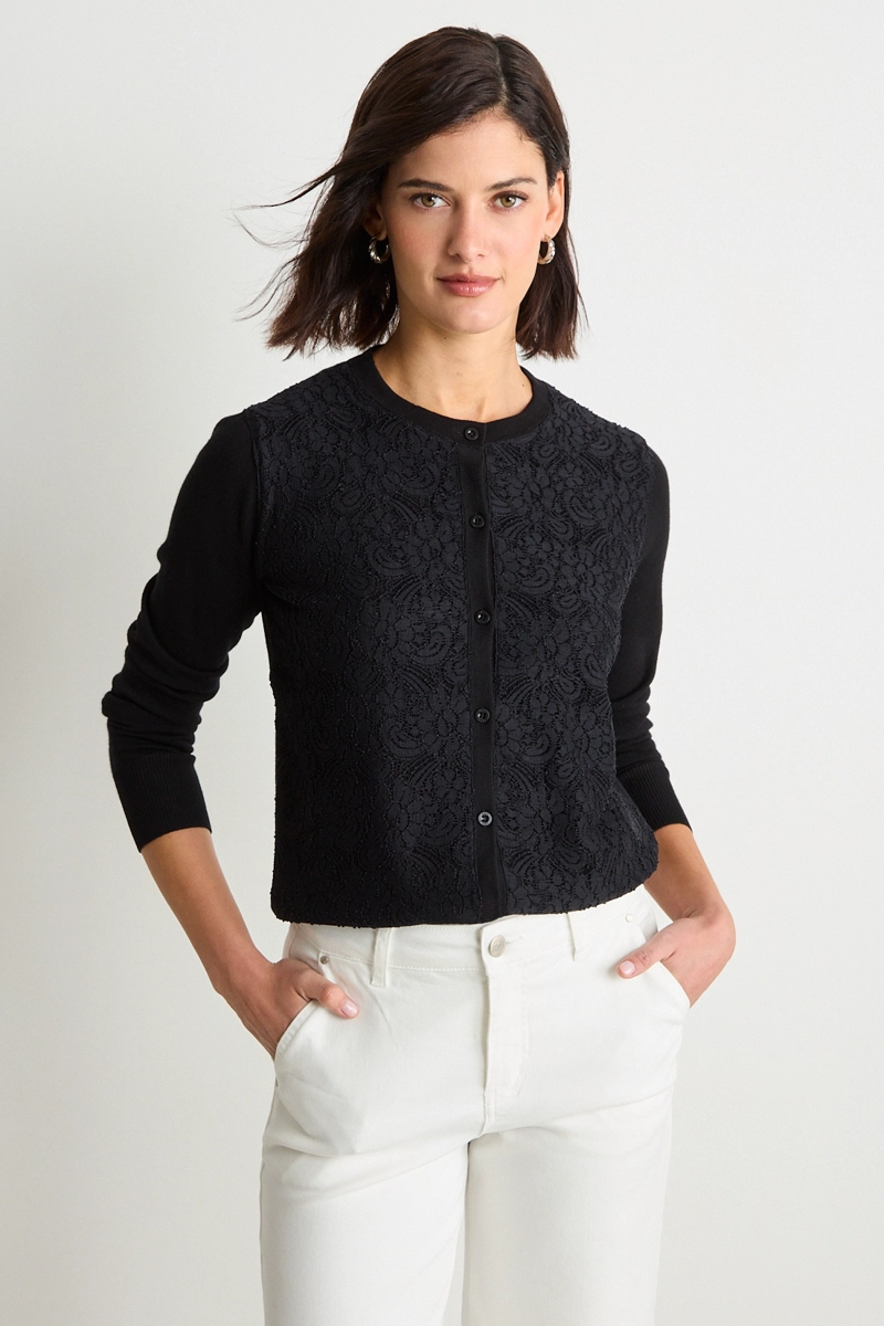CHALECO LISO NEGRO MUJER ASH - 2