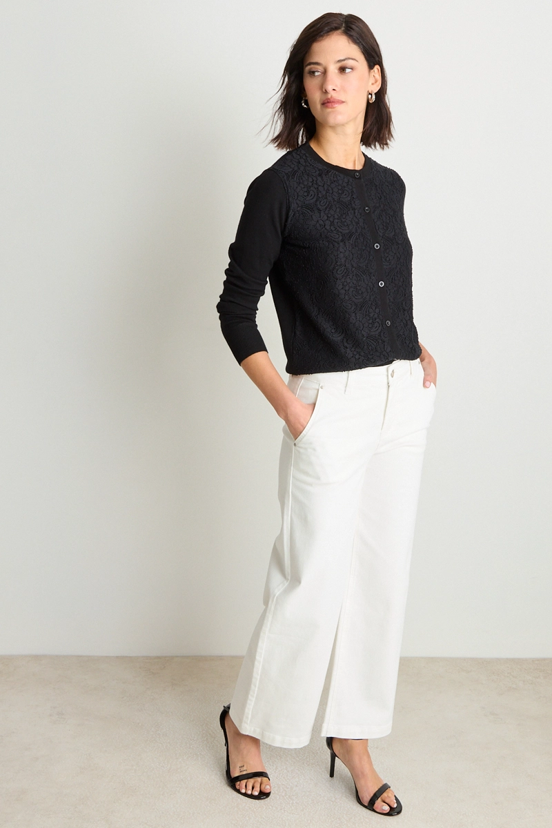 CHALECO LISO NEGRO MUJER ASH - 5