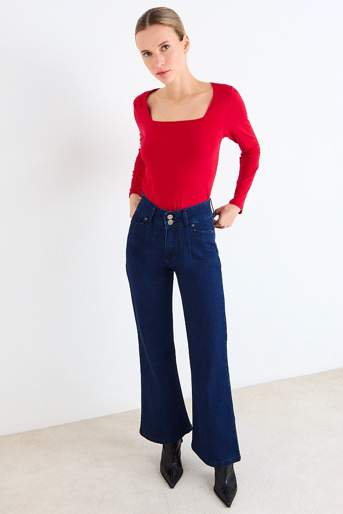 BLUSA LISA ROJO MUJER ASH - 5