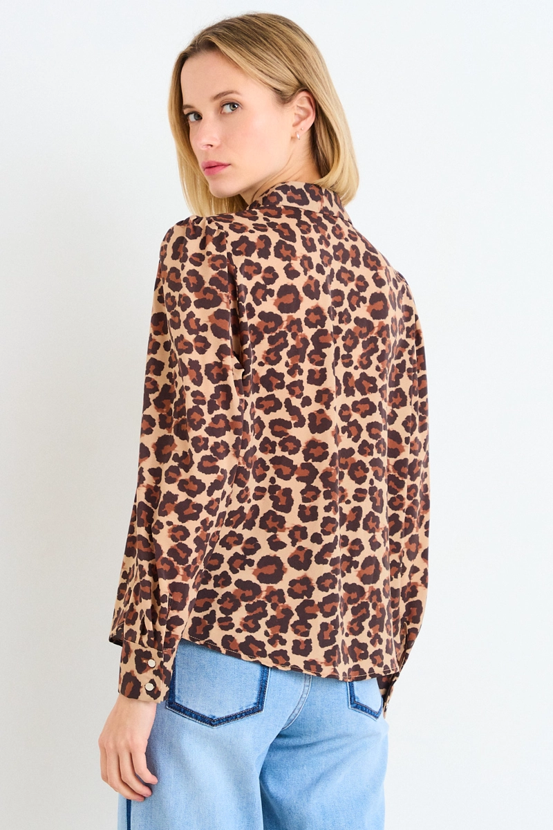 BLUSA FANTASIA CAFE  MUJER ASH - 3