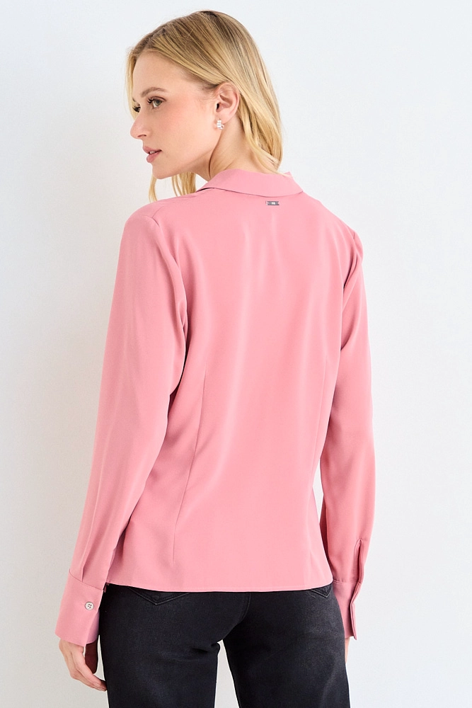 BLUSA SEMIFORMAL ROSADO MUJER ASH - 3
