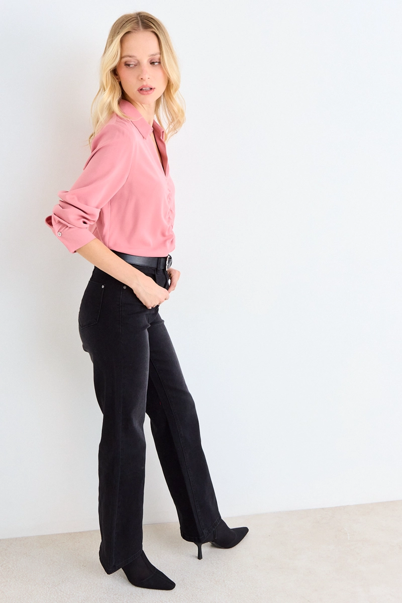 BLUSA SEMIFORMAL ROSADO MUJER ASH - 4