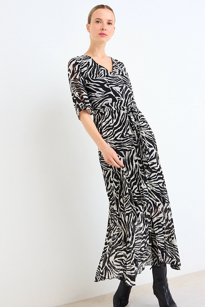 VESTIDO FANTASIA LARGO NEGRO MUJER ASH - 1