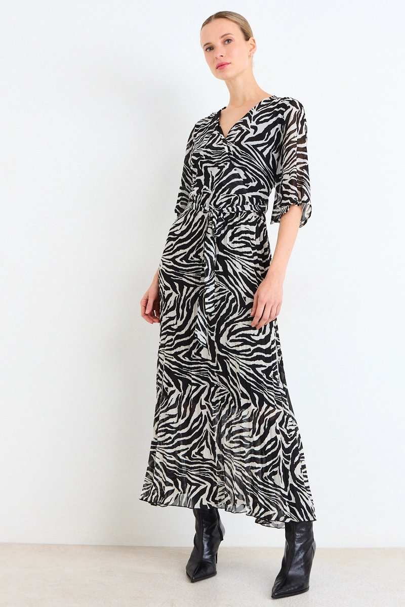 VESTIDO FANTASIA LARGO NEGRO MUJER ASH - 4