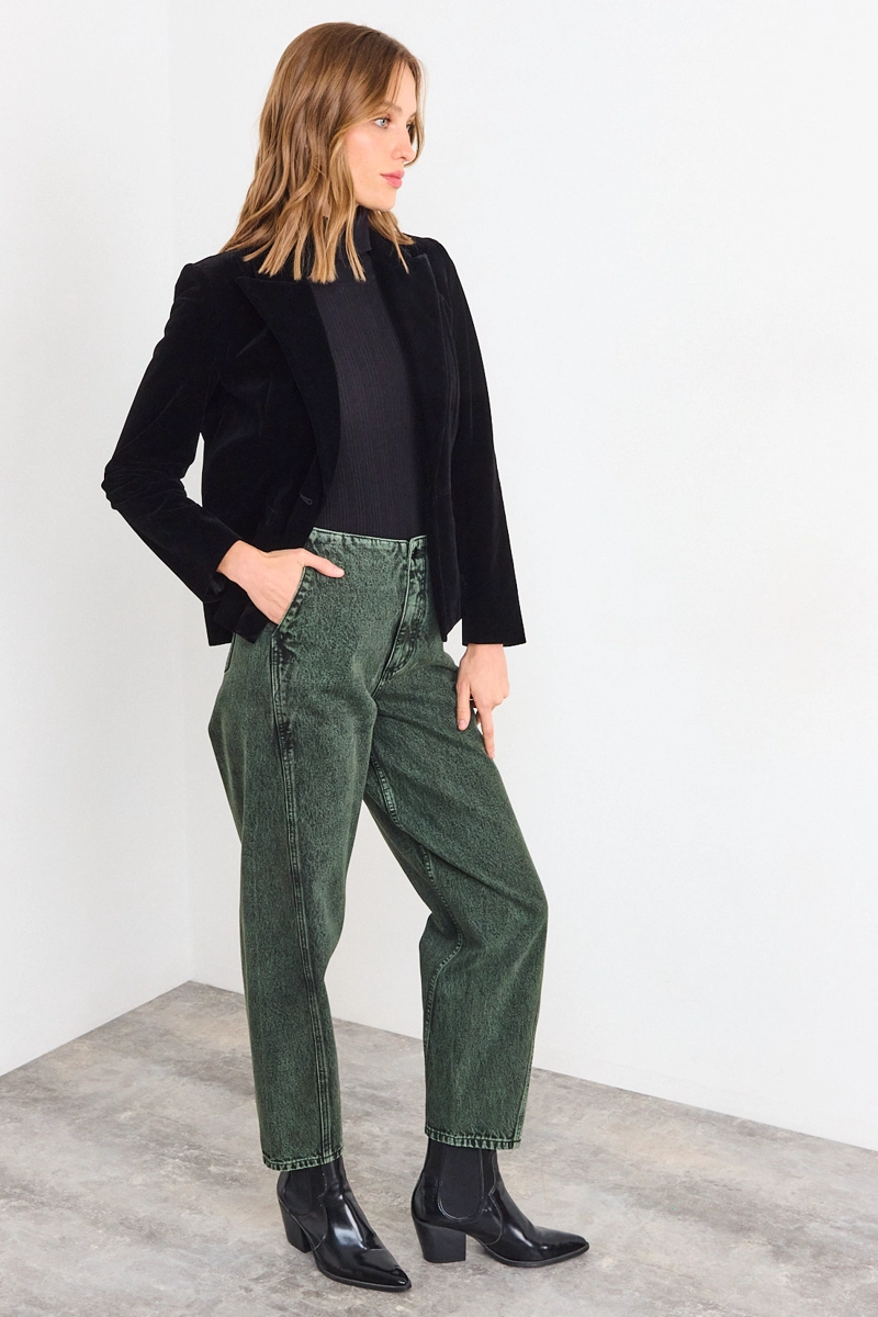 BLAZER LISO NEGRO MUJER IO - 4