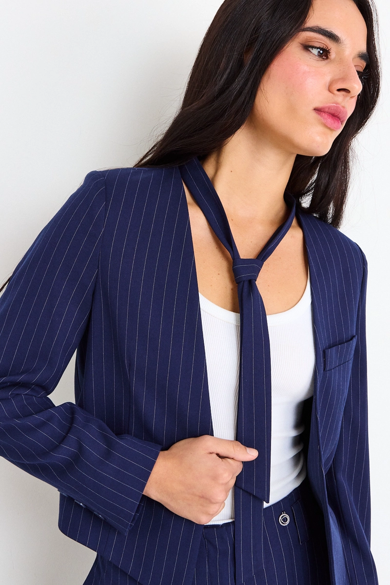 BLAZER FANTASIA AZUL MUJER IO - 1