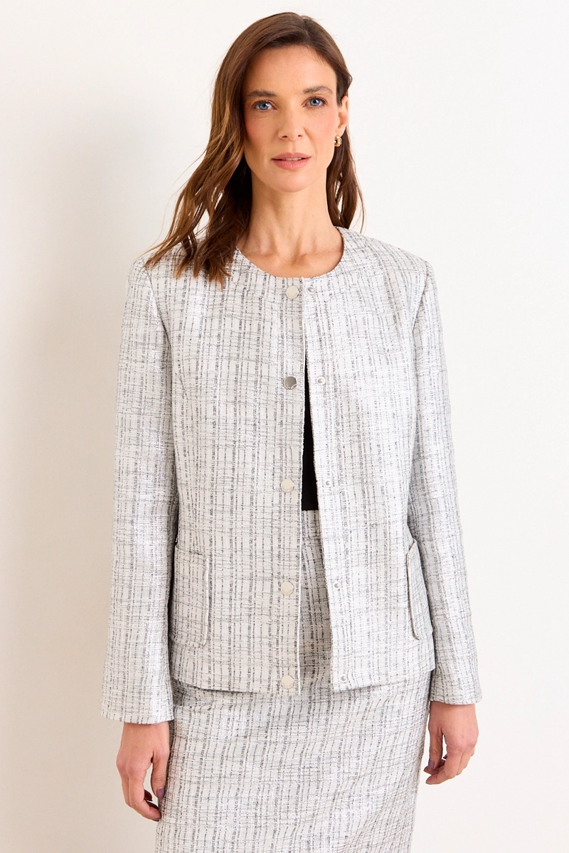 CHAQUETA LOOK CHANEL CRUDO MUJER MA GRIFFE - 1