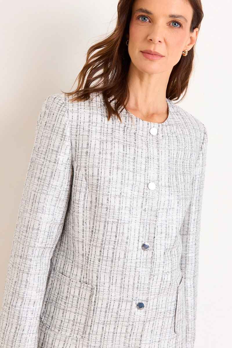 CHAQUETA LOOK CHANEL CRUDO MUJER MA GRIFFE - 2