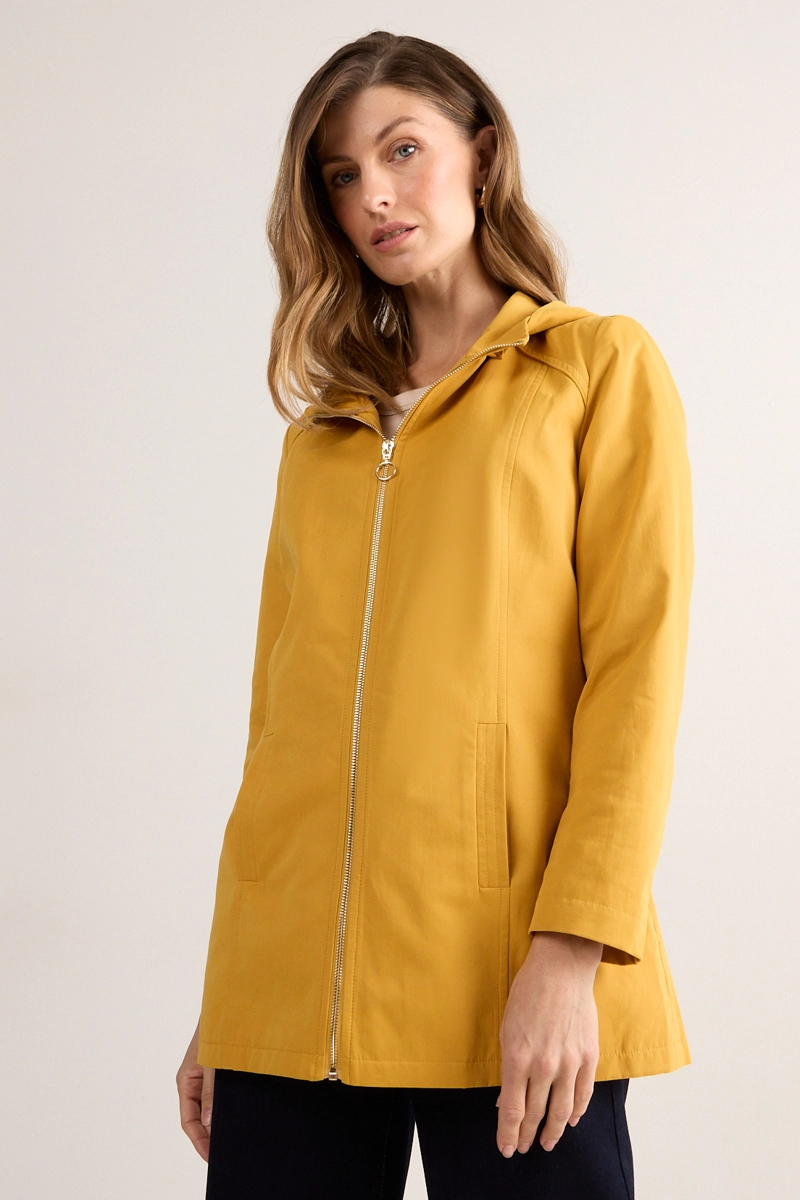 TRENCH AMARILLO MUJER MAGRIFFE - 1