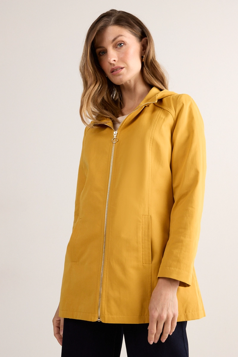 TRENCH AMARILLO MUJER MAGRIFFE - 1
