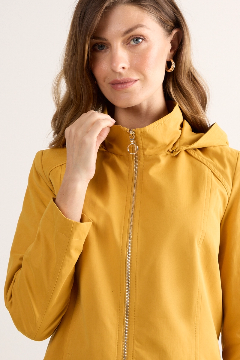 TRENCH AMARILLO MUJER MAGRIFFE - 2