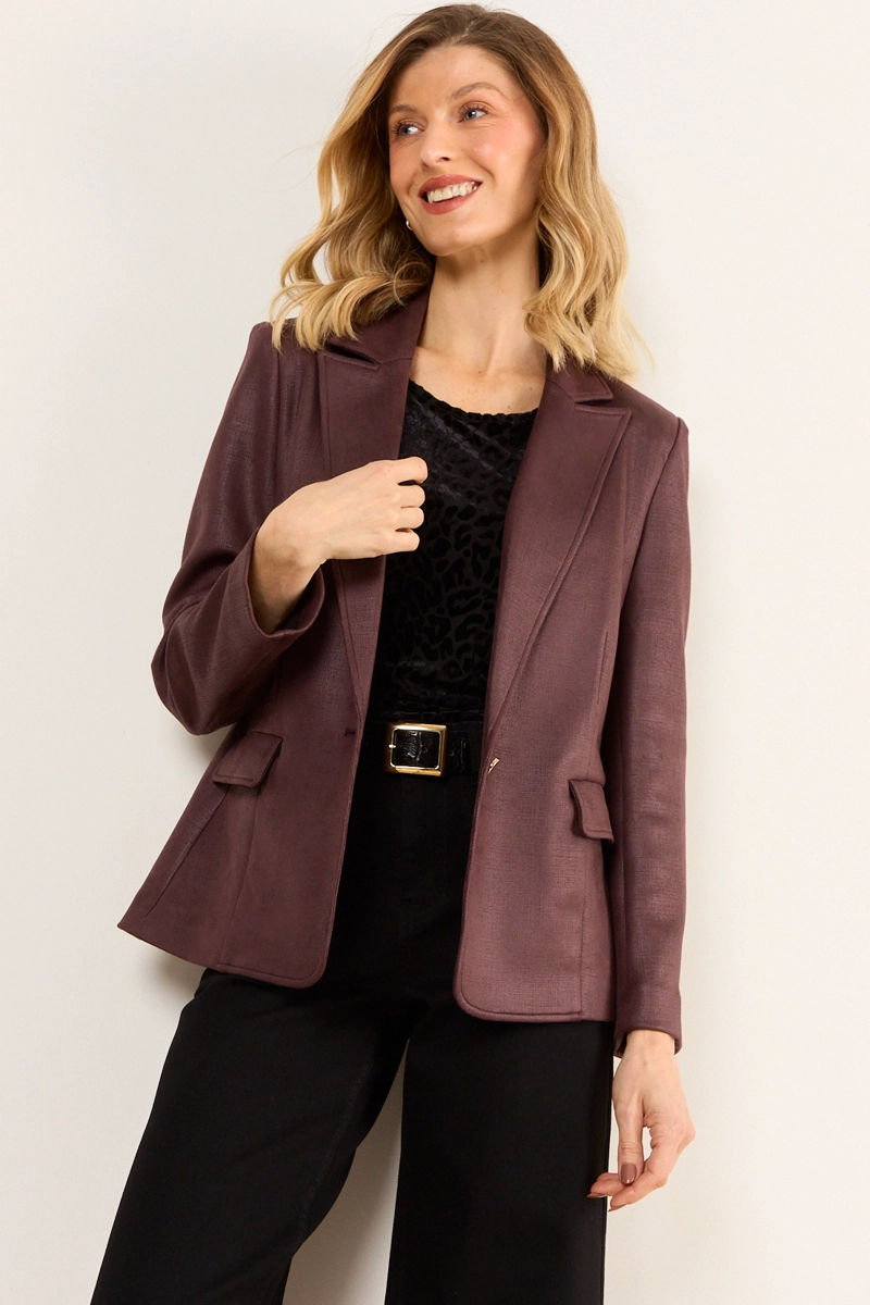 BLAZER ANTELINA CAFE  MUJER MA GRIFFE - 2