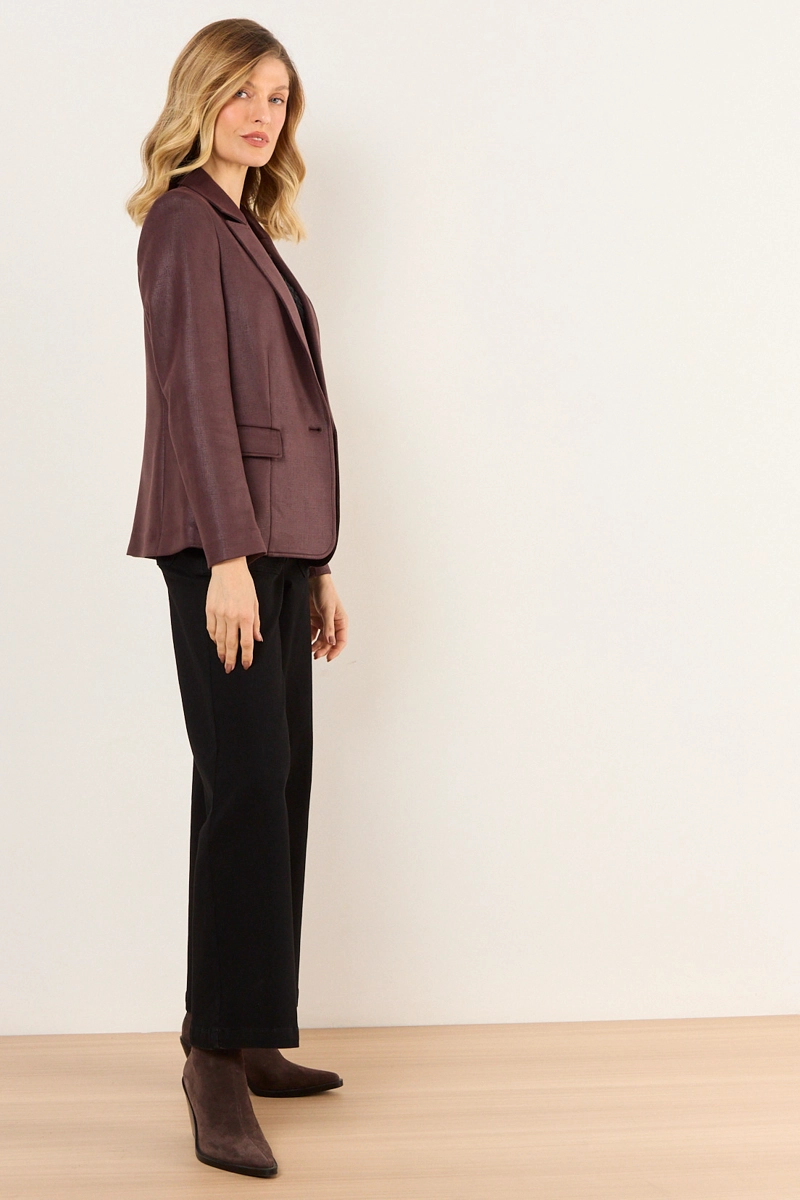 BLAZER ANTELINA CAFE  MUJER MA GRIFFE - 4