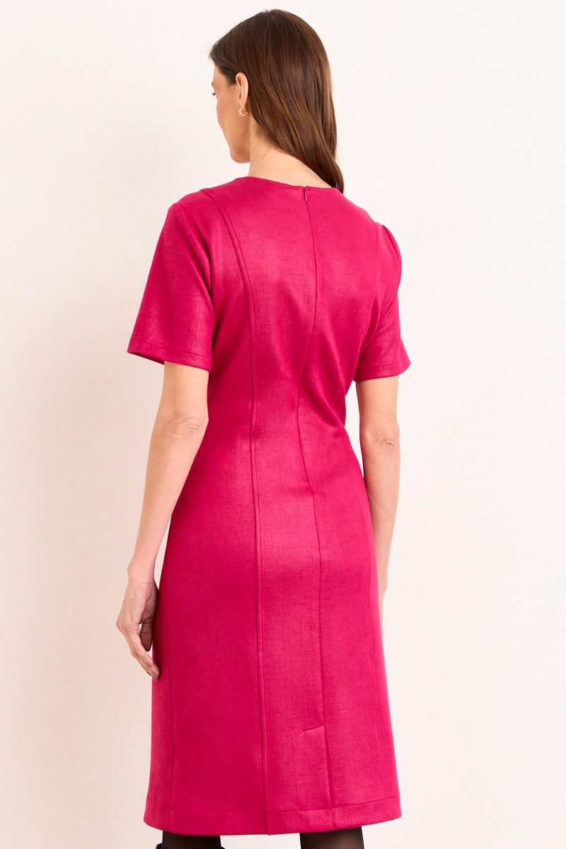 VESTIDO ANTELINA FUCSIA MUJER MA GRIFFE - 3