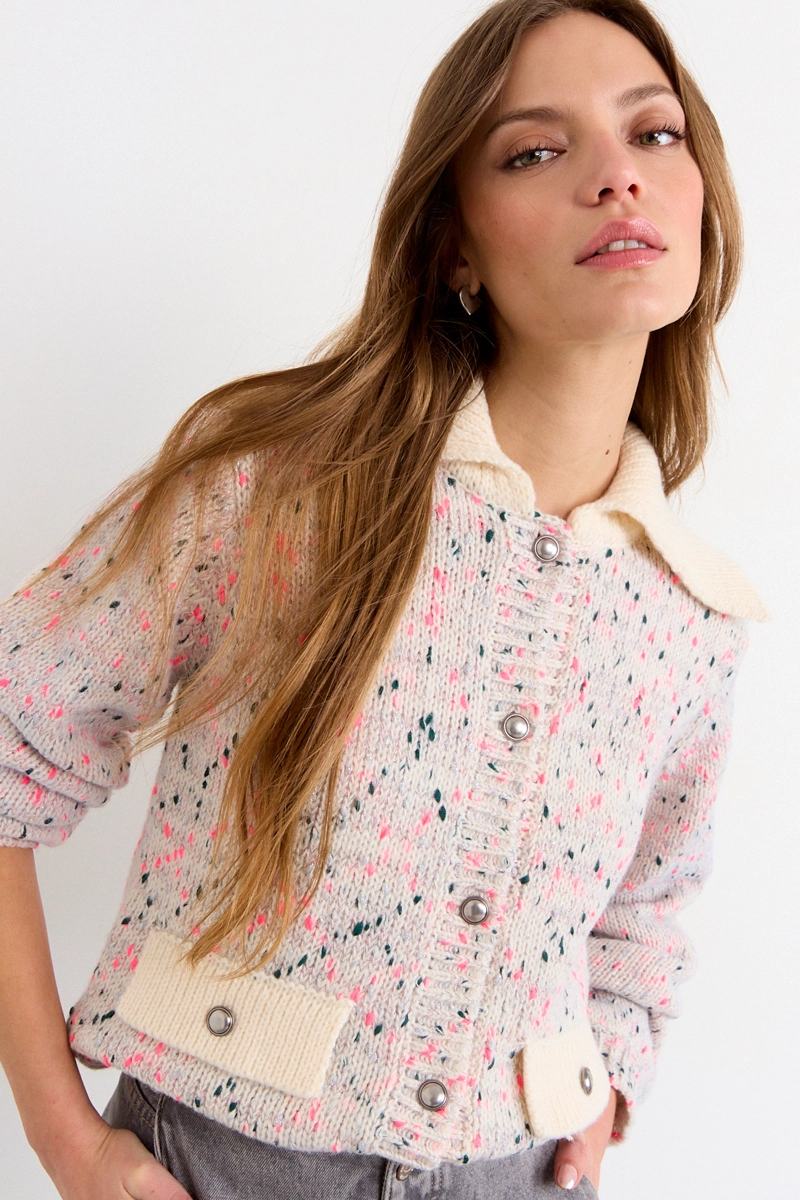 CHALECO LISO CRUDO MUJER IO - 1
