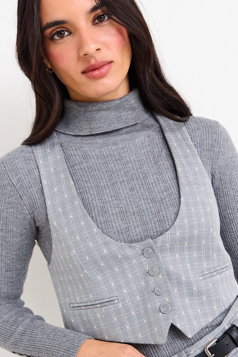 GILET FANTASIA GRIS MUJER IO - 2