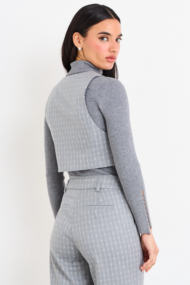 GILET FANTASIA GRIS MUJER IO - 3