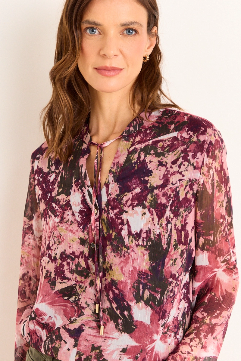 BLUSA DE YORYU CUELLO MAO NEGRO MUJER MA GRIFFE - 2