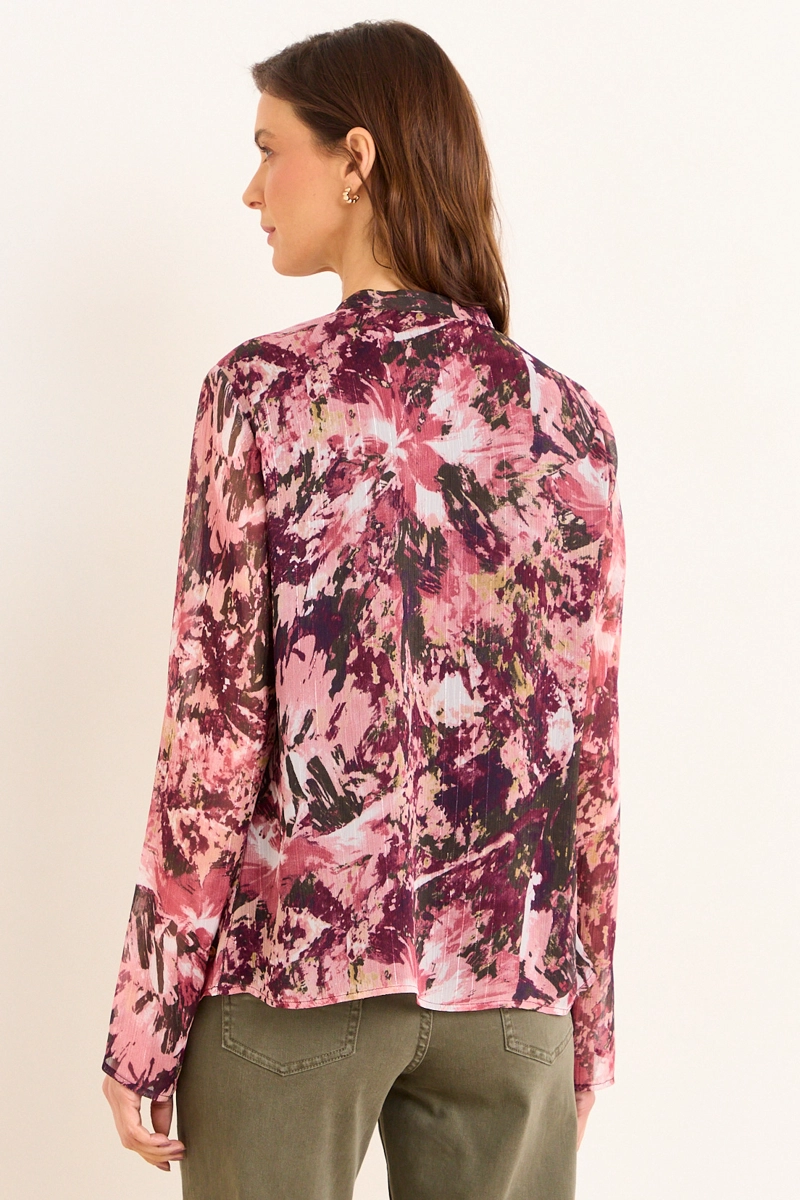 BLUSA DE YORYU CUELLO MAO NEGRO MUJER MA GRIFFE - 3