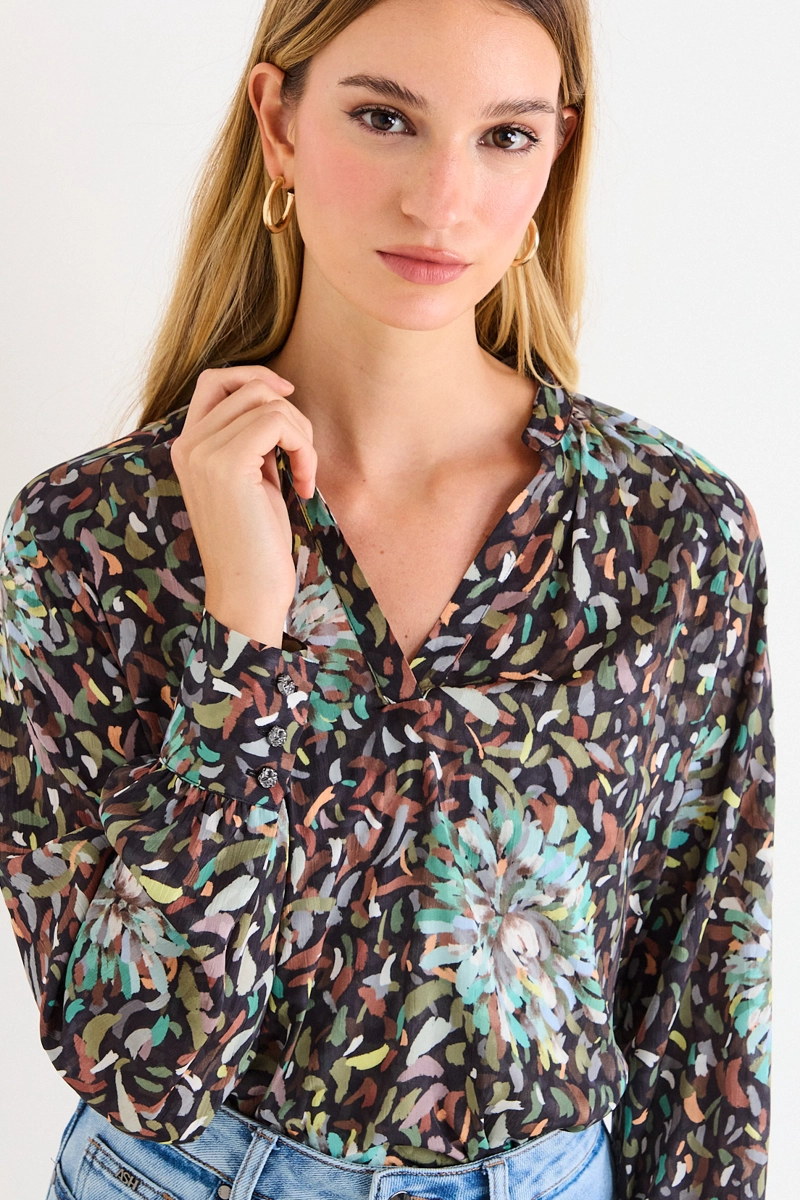 BLUSA FANTASIA VERDE MUJER ASH - 1