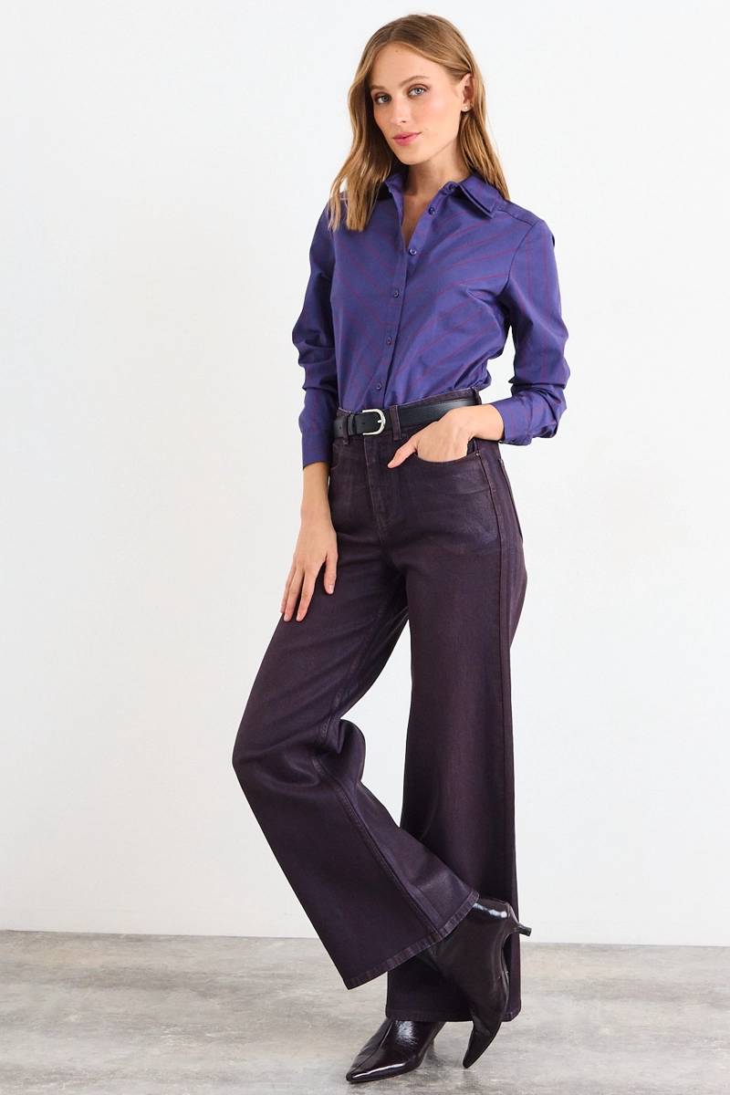 BLUSA FANTASIA AZUL MUJER IO - 4