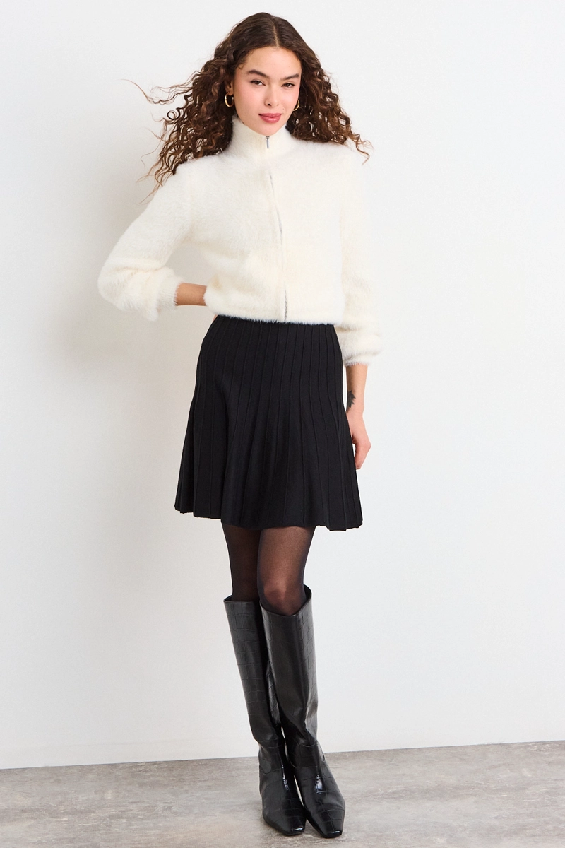 FALDA LISA NEGRO MUJER IO - 1