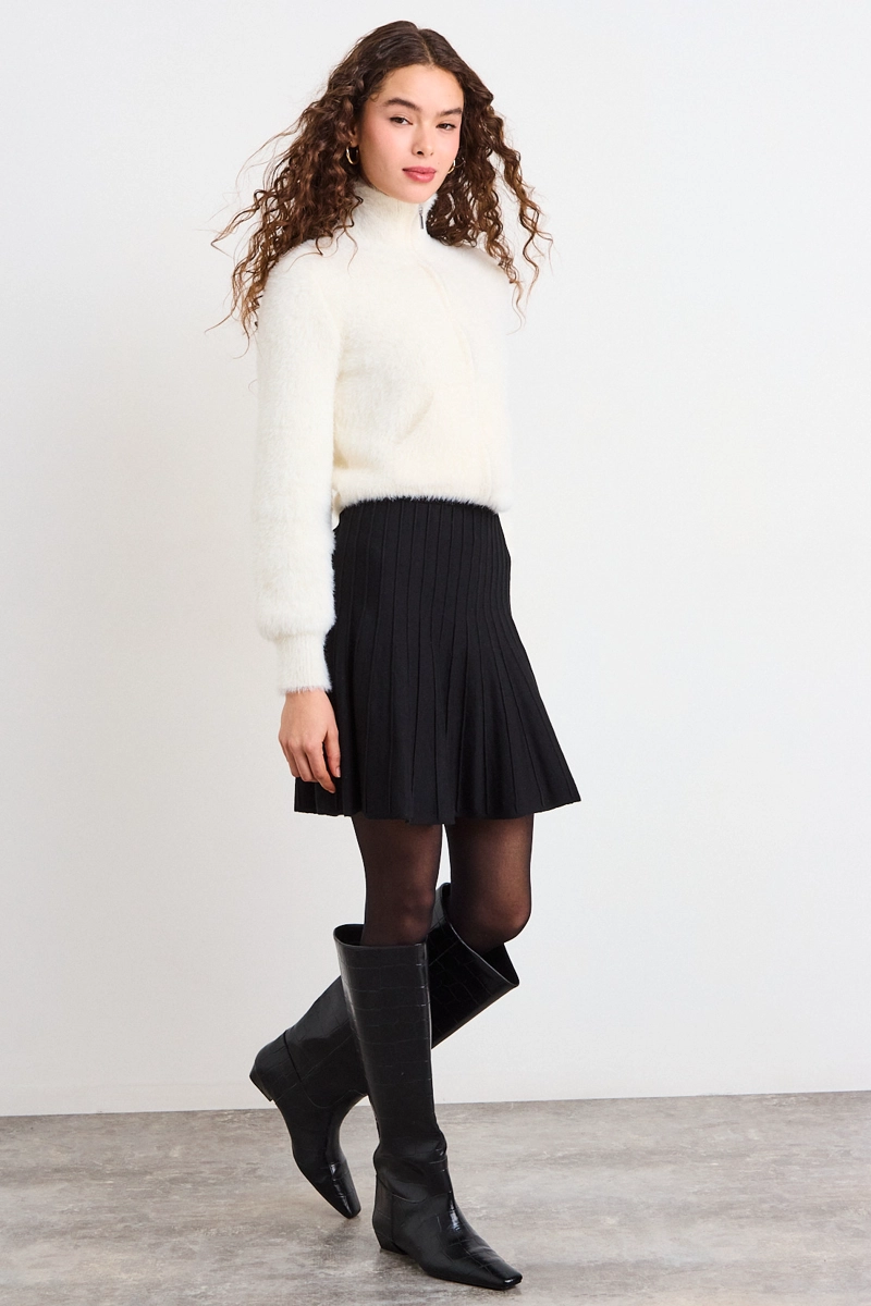 FALDA LISA NEGRO MUJER IO - 5