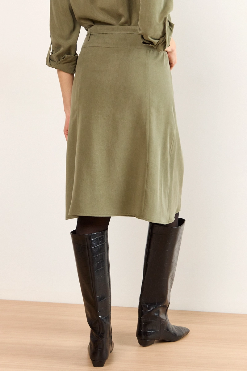 FALDA LYOCELL AVELLANA MUJER MA GRIFFE - 4