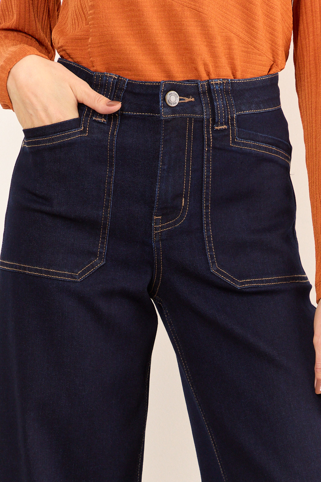 JEANS WIDE AZUL MUJER MA GRIFFE - 3