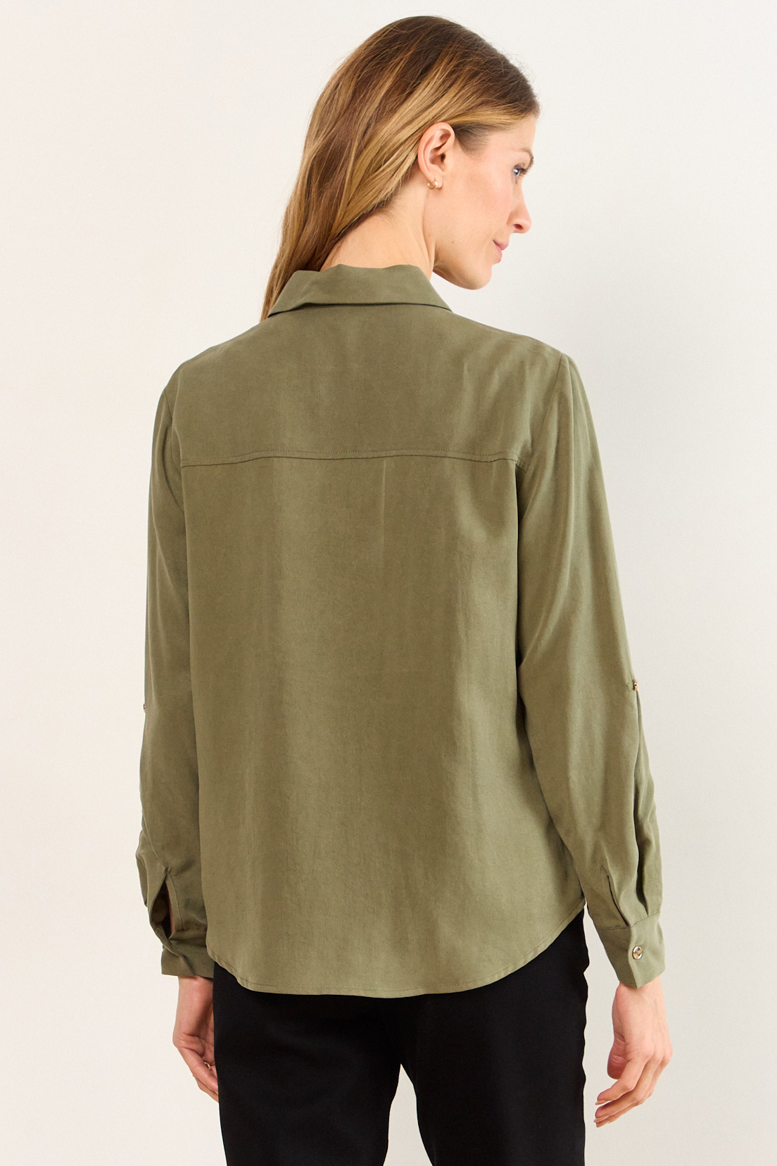 BLUSA LYOCELL AVELLANA MUJER MA GRIFFE - 3