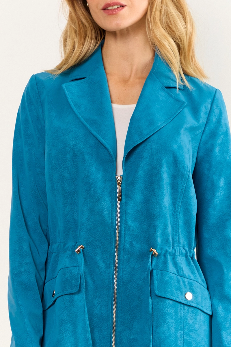 TRENCH SEMI FORMAL PETROLEO MUJER MA GRIFFE - 2