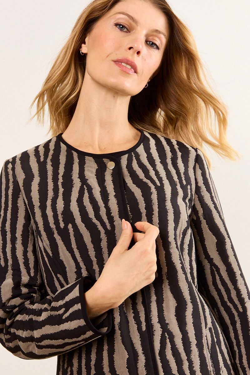 CHAQUETA ACOLCHADA NEGRO MUJER MA GRIFFE - 1