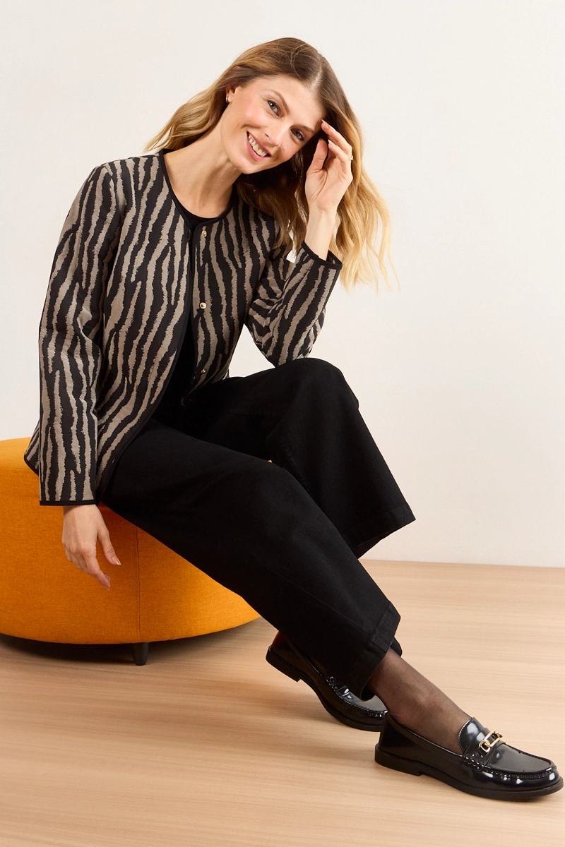 CHAQUETA ACOLCHADA NEGRO MUJER MA GRIFFE - 4