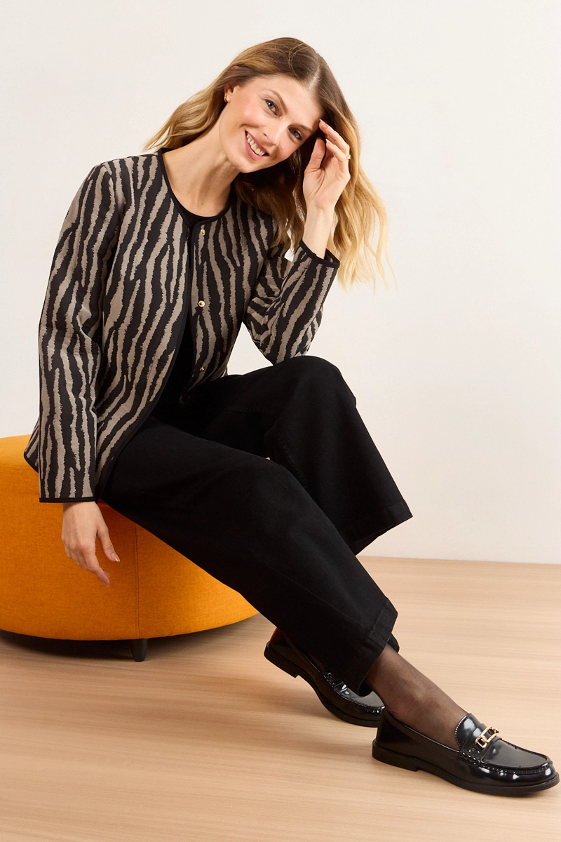 CHAQUETA ACOLCHADA NEGRO MUJER MA GRIFFE - 4