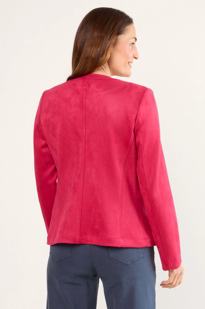 CASACA LISA FUCSIA MUJER MAGRIFFE - 3