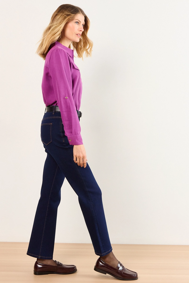 BLUSA LYOCELL MORADO MUJER MA GRIFFE - 5