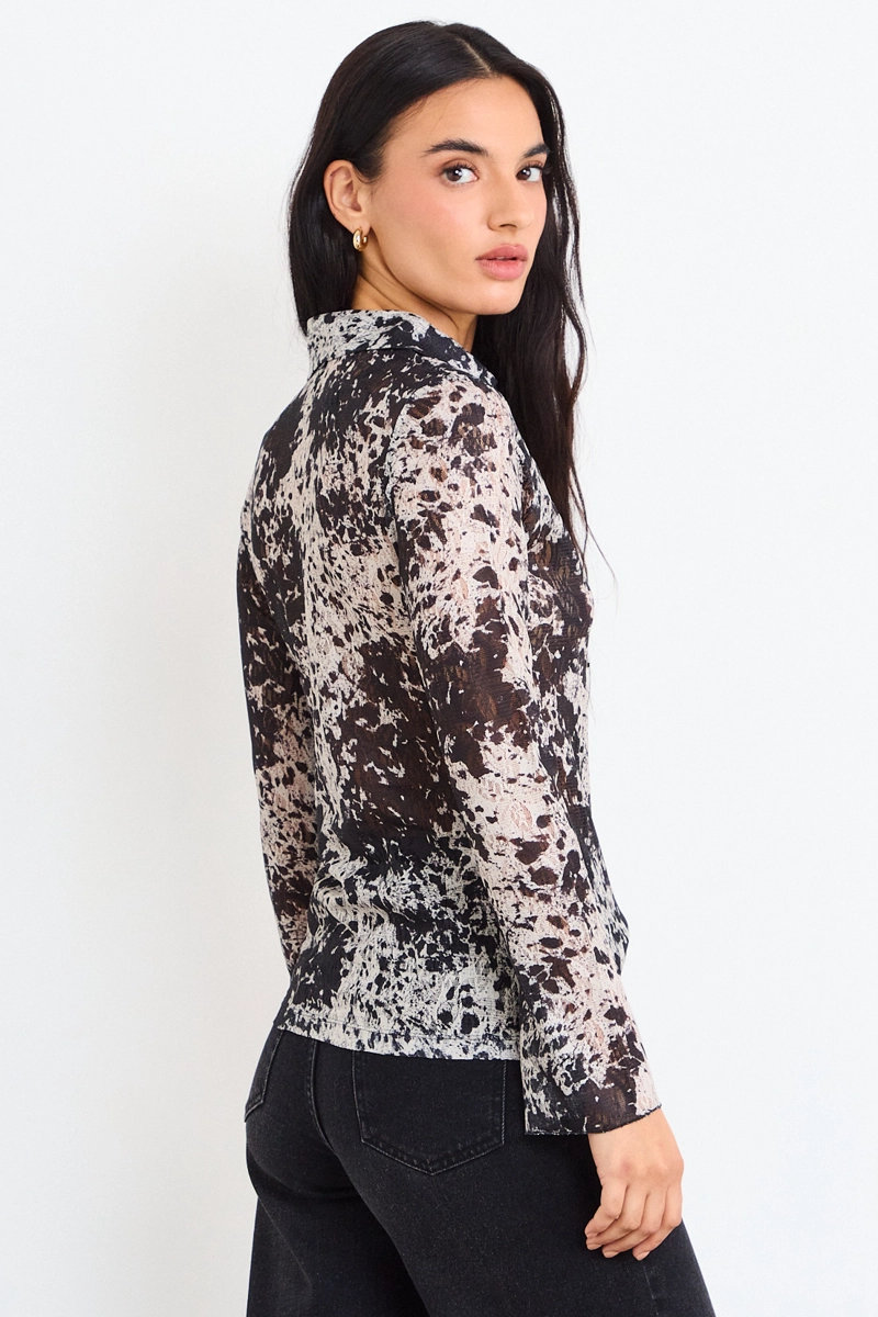 POLERA FANTASIA NEGRO MUJER IO - 3