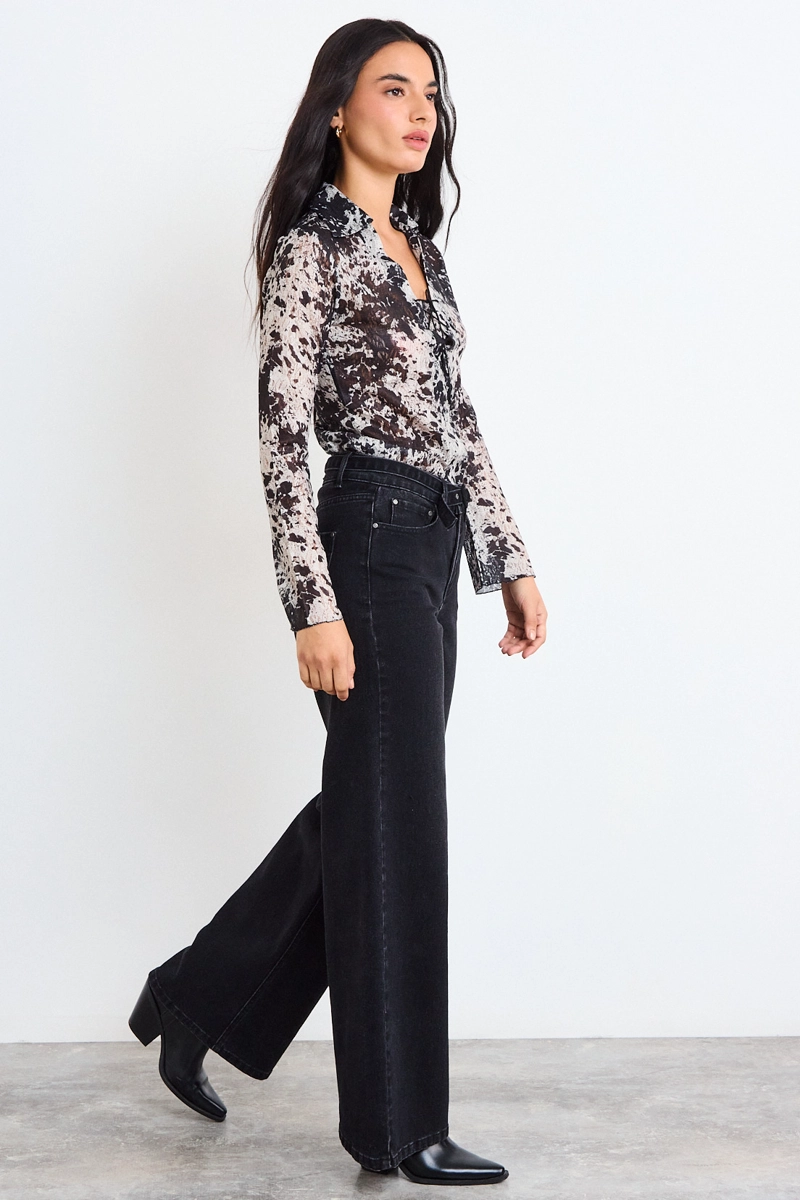POLERA FANTASIA NEGRO MUJER IO - 5
