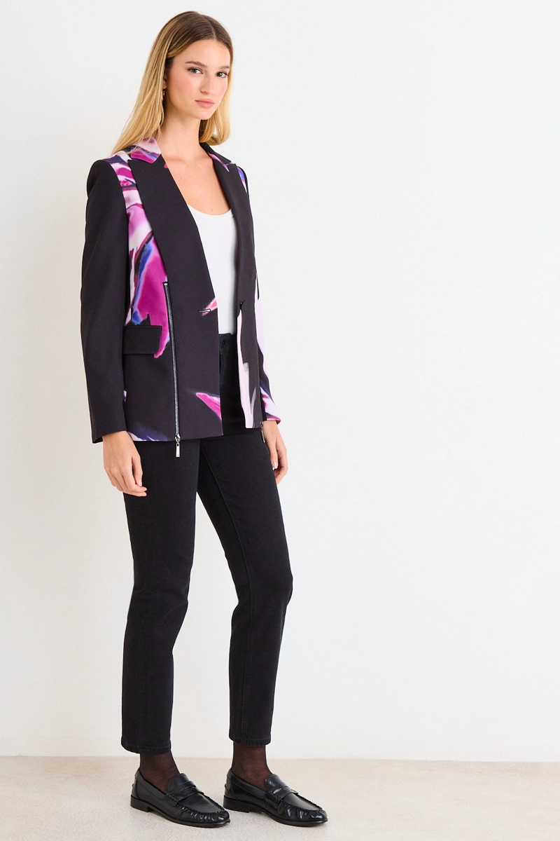 BLAZER FANTASIA NEGRO MUJER ASH - 5