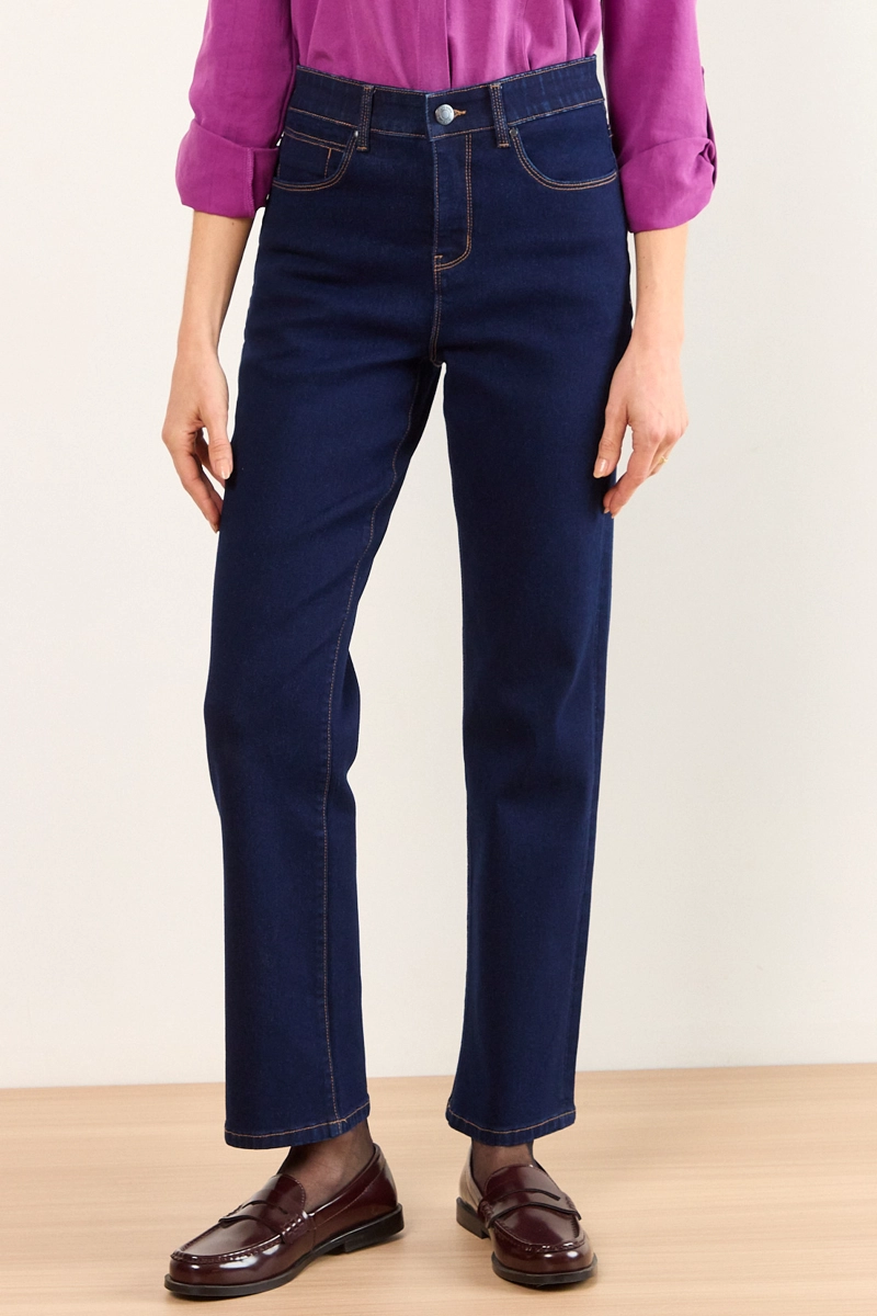JEANS MALLA RECTO AZUL MUJER MA GRIFFE - 2
