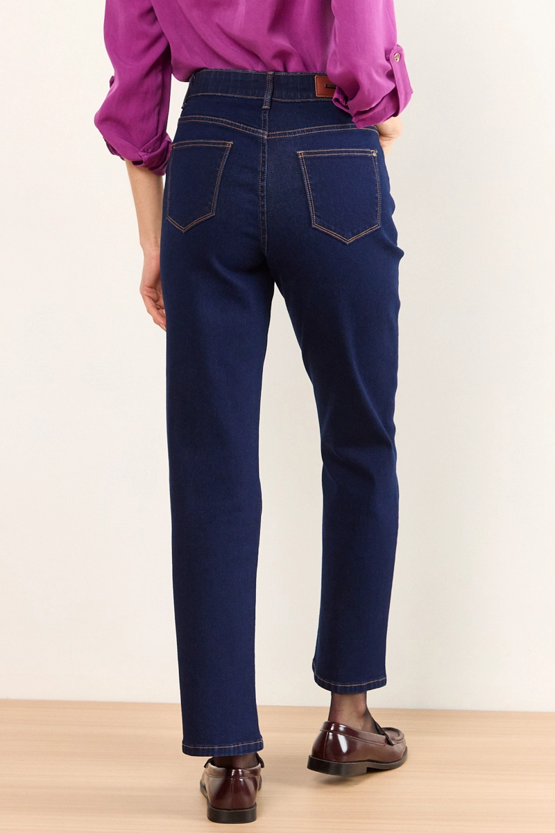 JEANS MALLA RECTO AZUL MUJER MA GRIFFE - 4