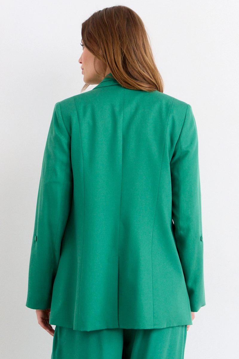 BLAZER LISO VERDE MUJER IO - 3