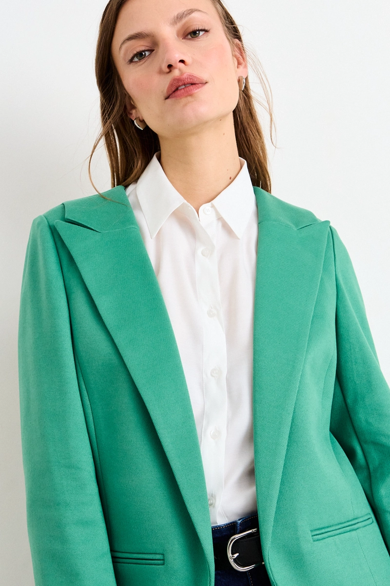 TAPADO LISO VERDE MUJER IO - 2