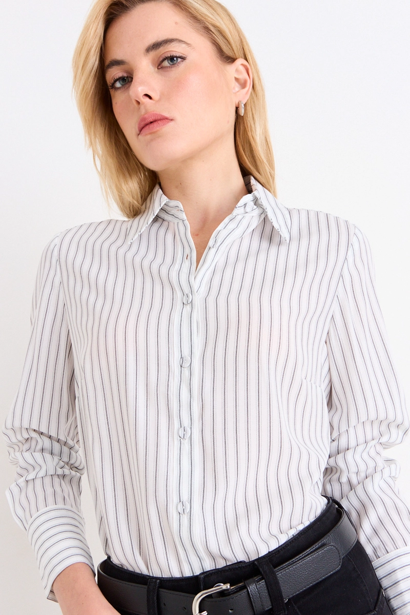 BLUSA CAMISERA CRUDO MUJER ASH - 2