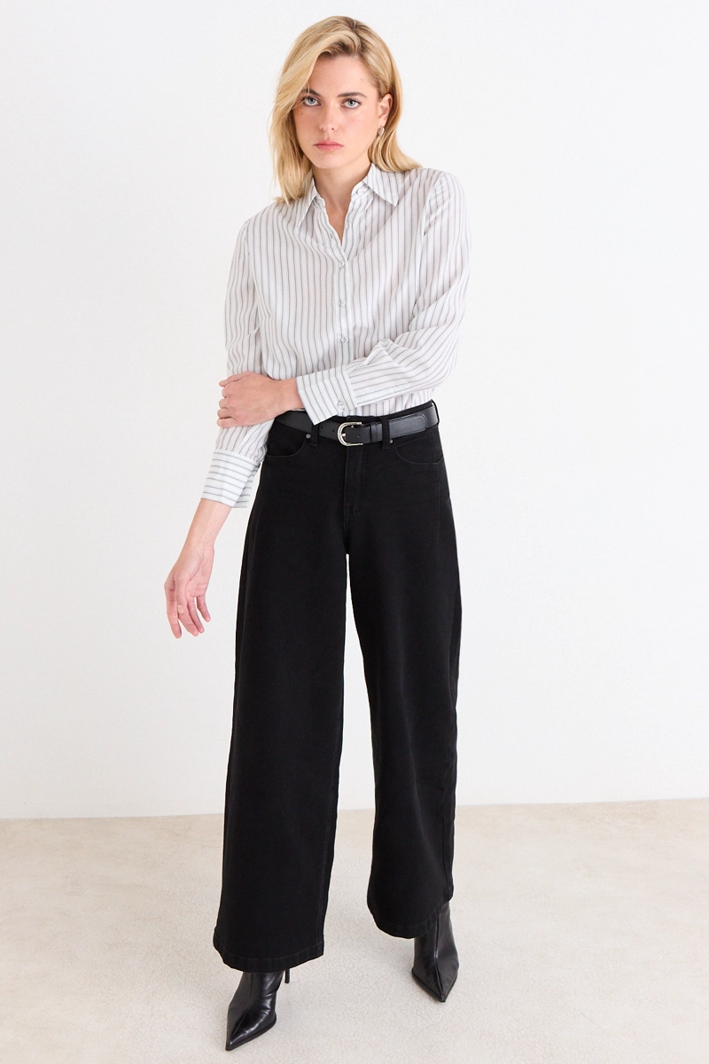 BLUSA CAMISERA CRUDO MUJER ASH - 4