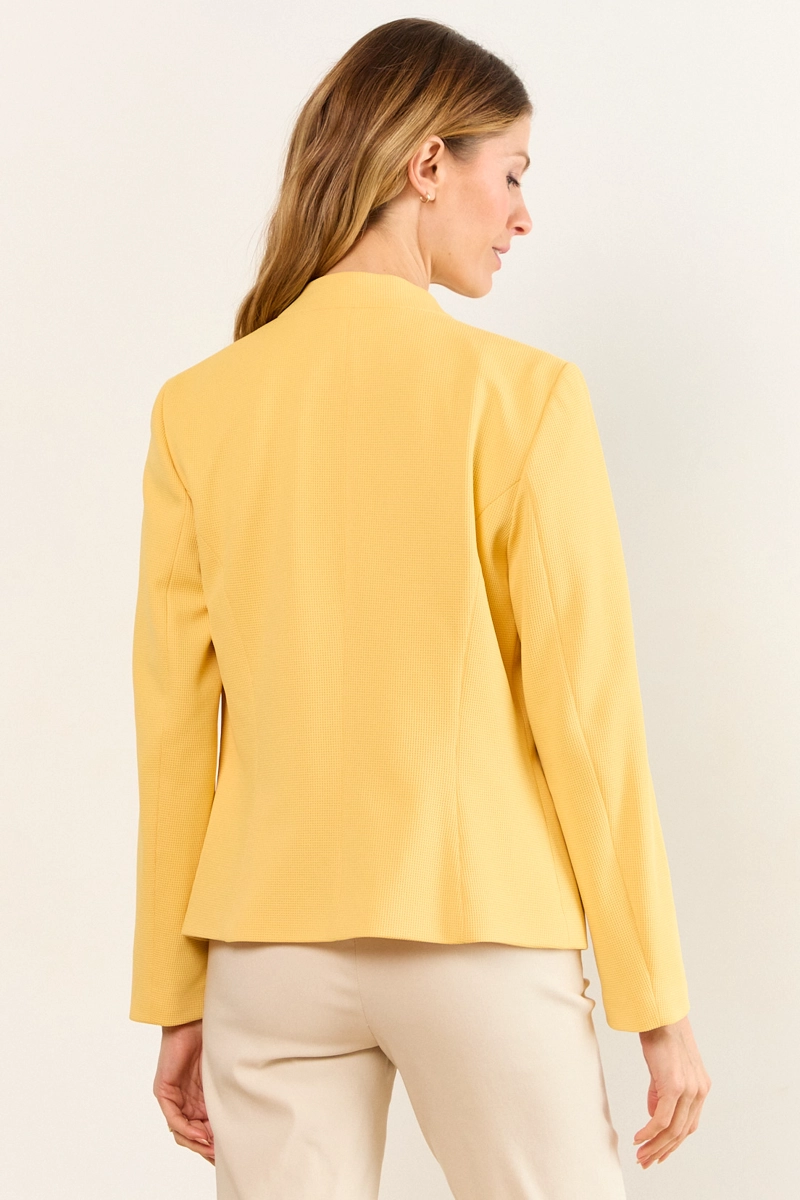 BLAZER SIN SOLAPA AMARILLO MUJER MA GRIFFE - 3